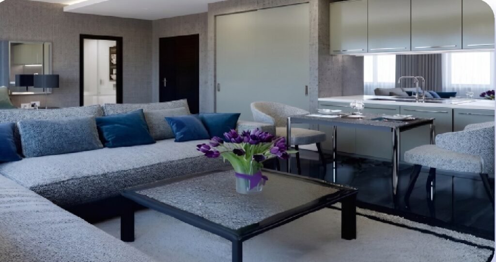 Pioneer Point apartments interior, Manchester